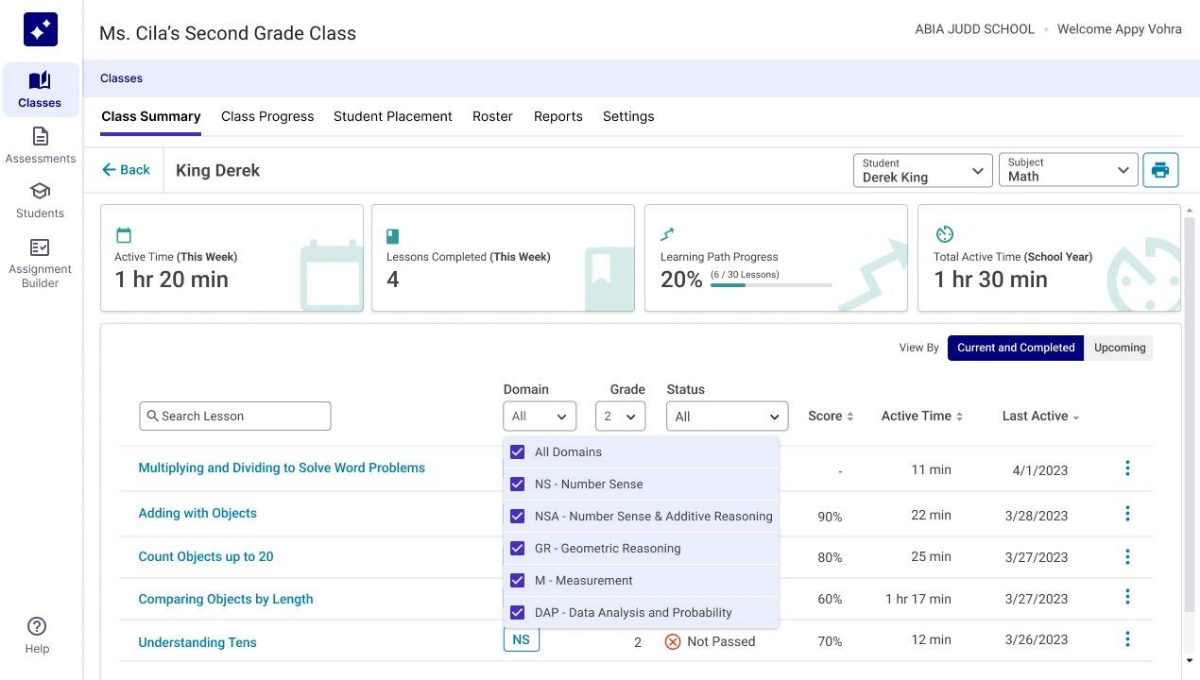Imagine MyPath Class Progress Report